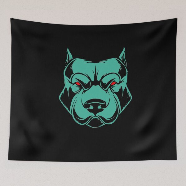 Item preview, Angry Mad Pitbull American Bully Dangerous Dog Breed designed and sold by PetsPal.