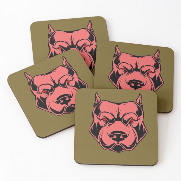 Item preview, Angry Mad Pitbull American Bully Dangerous Dog Breed designed and sold by PetsPal.