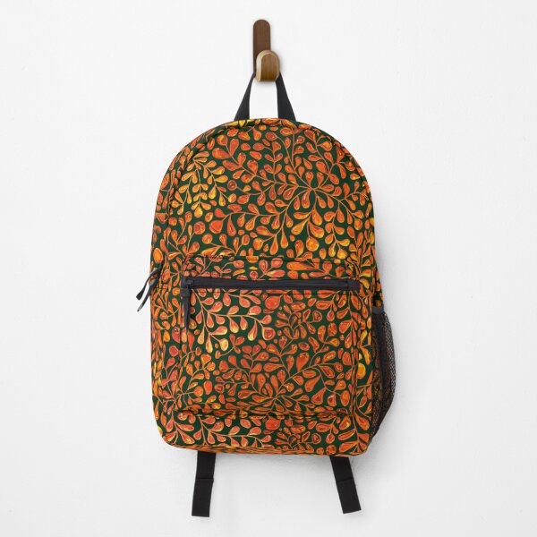 Item preview, 3D Amber Ivy Doodle on Dark Green designed and sold by AxeLeon Patterns.