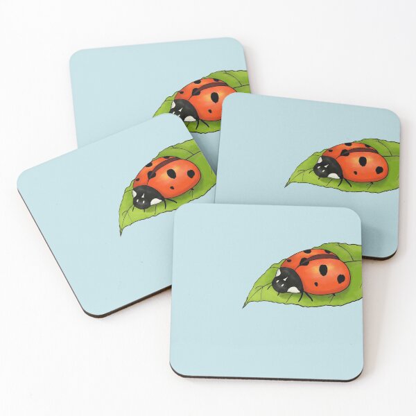 Item preview, Ladybird Leaf designed and sold by Emsimonsen.