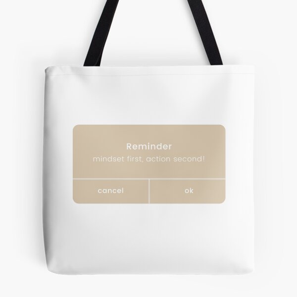 Item preview, mindset first, action second ! designed and sold by itsimplea.