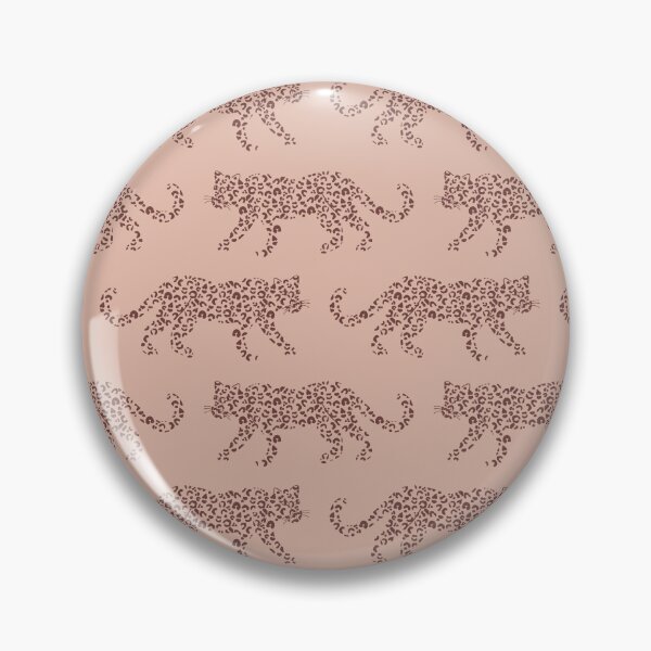 Item preview, Leopard Parade - Sable Brown on Spanish Villa Tan designed and sold by fancyashell.