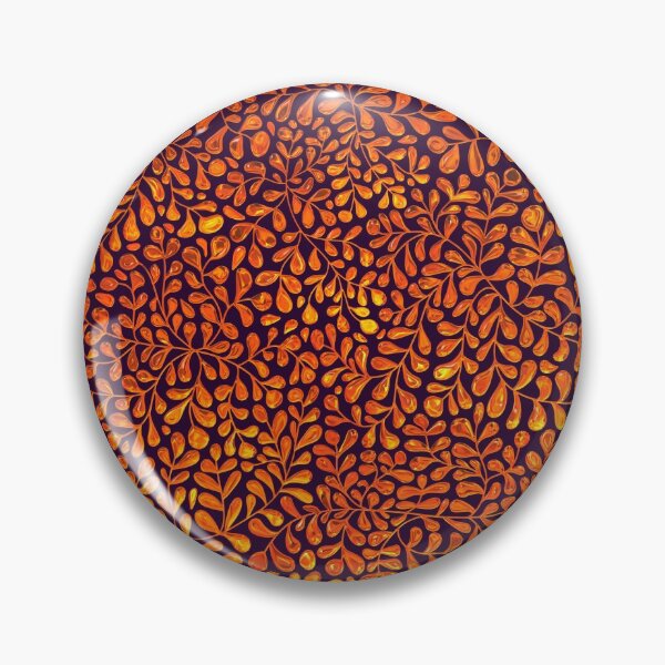 Item preview, 3D Amber Ivy Doodle on Dark Violet designed and sold by AxeLeon Patterns.
