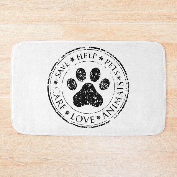 Item preview, Dog Paw Sign Icon Pets Symbol Dirty Textured designed and sold by WearWolfDesigns.