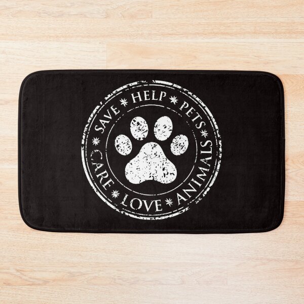 Item preview, Dog Paw Sign Icon Pets Symbol Dirty Textured Whie designed and sold by WearWolfDesigns.