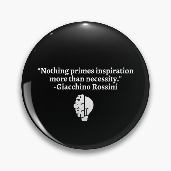 Item preview, Giacchino Rossini Quote designed and sold by Musicianst0re.
