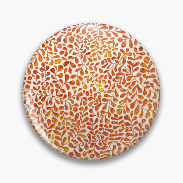 Item preview, 3D Amber Ivy Doodle on White designed and sold by AxeLeon Patterns.