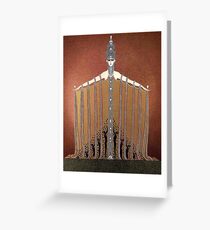 Anbetung - Art Deco von Erte Grußkarte
