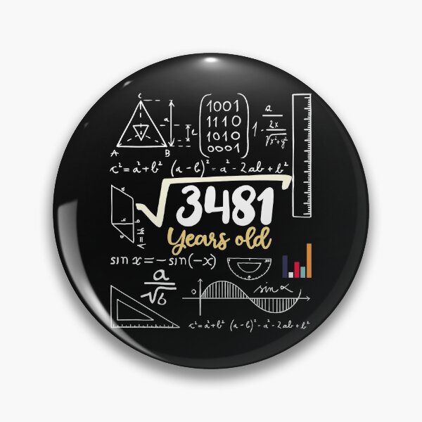 Item preview, Square Root 59 years old funny teacher 59th birthday designed and sold by PatternFariss.