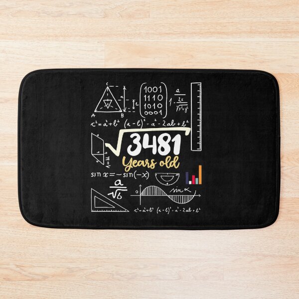 Item preview, Square Root 59 years old funny teacher 59th birthday designed and sold by PatternFariss.