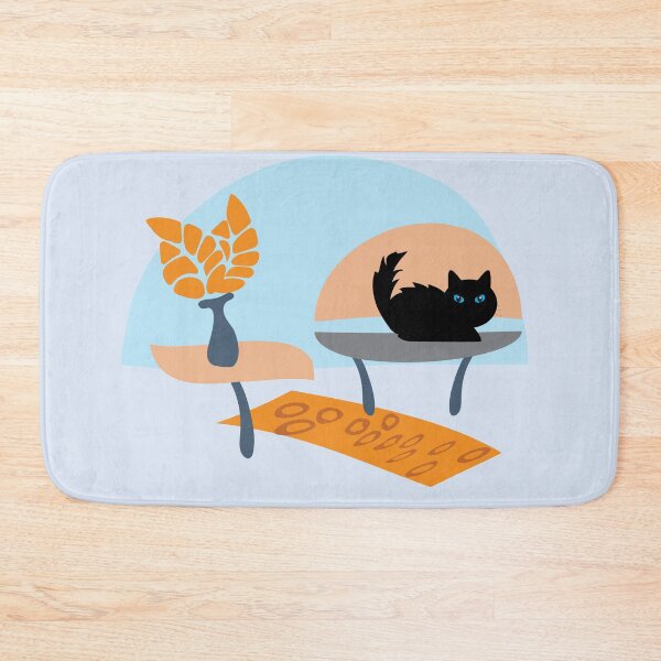 Item preview, Cute Black Cat Chair Room 5 designed and sold by Anna Lemos.