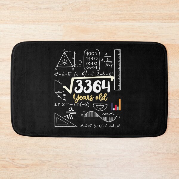 Item preview,  Square Root 58 years old funny teacher 58th birthday designed and sold by PatternFariss.