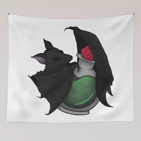 Item preview, Magical Bat With Potion designed and sold by Kristys-Chaos.