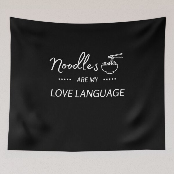 Item preview, Noodles are My Love Language designed and sold by StickerPolitics.