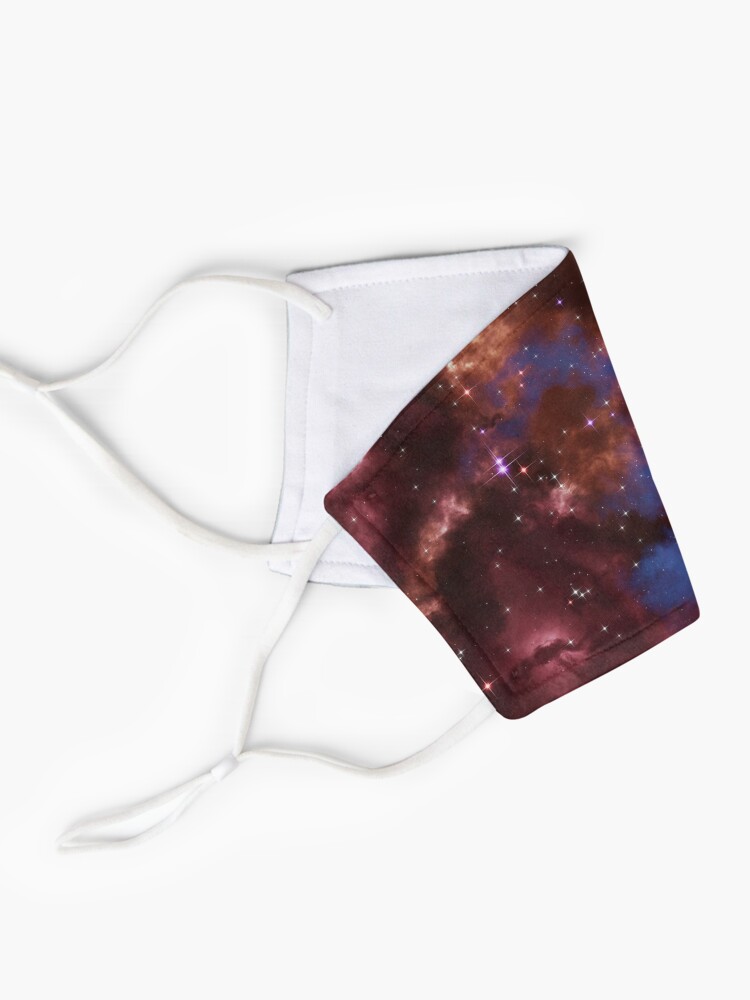 Alternate view of Fantasy nebula cosmos sky in space with stars (Red/Blue/Purple) Mask