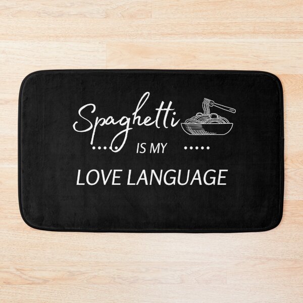 Item preview, Spaghetti is My Love Language designed and sold by StickerPolitics.