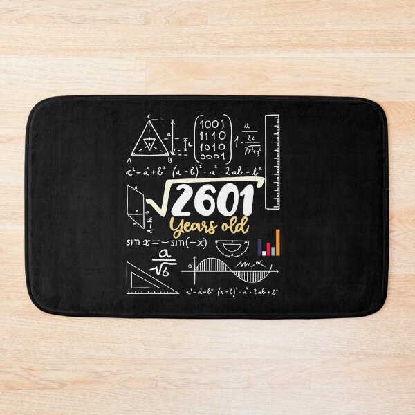 Item preview,  Square Root 51 years old funny teacher 51th birthday designed and sold by PatternFariss.