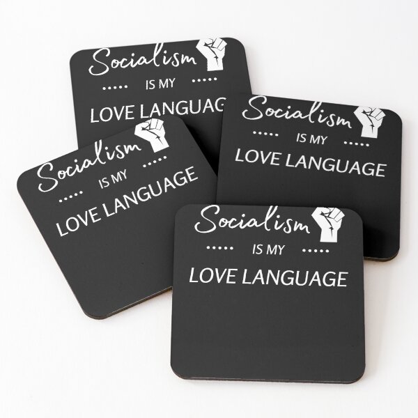 Item preview, Socialism is My Love Language designed and sold by StickerPolitics.
