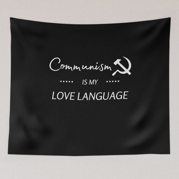 Item preview, Communism is My Love Language designed and sold by StickerPolitics.