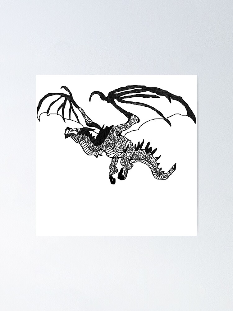 skyrim-dragon-tattoo-poster-for-sale-by-pheonix-weber-redbubble