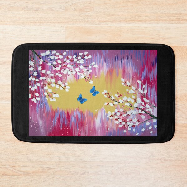 Item preview, Simplicity with butterflies and cherry blossoms designed and sold by cathyartist.