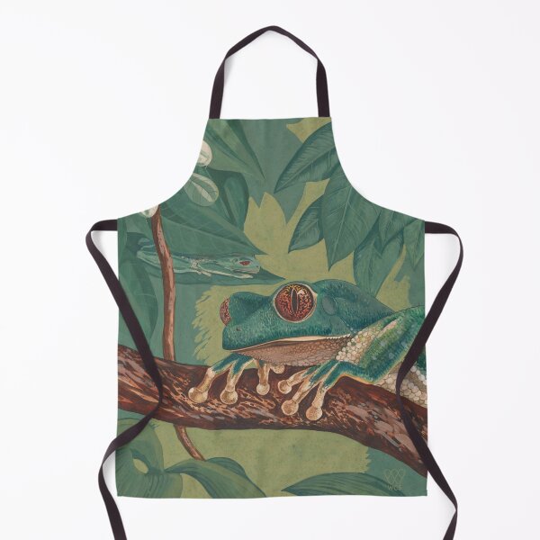 Orange-Eyed Tree Frog Apron