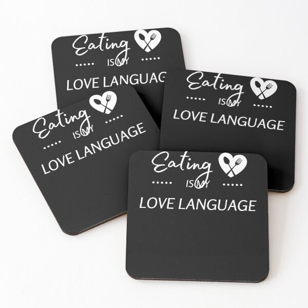 Item preview, Eating is My Love Language designed and sold by StickerPolitics.