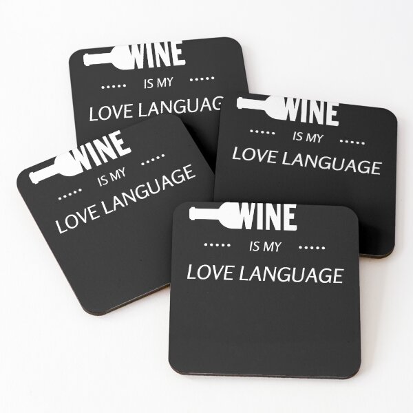Item preview, Wine is My Love Language designed and sold by StickerPolitics.