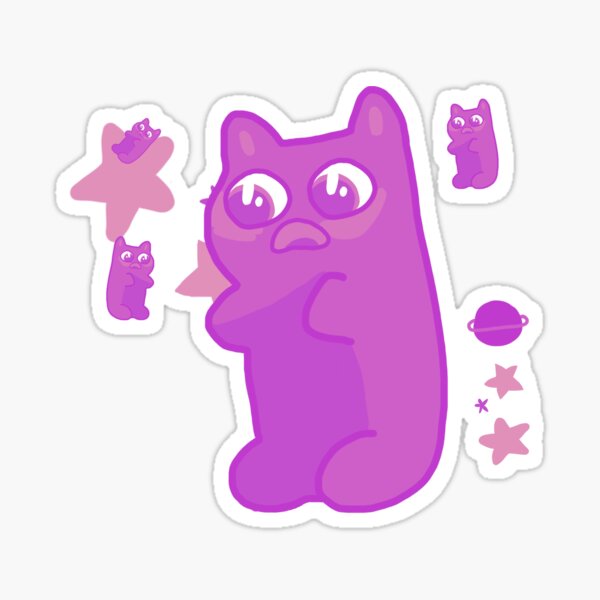 Lots and lots of gummy bears Sticker