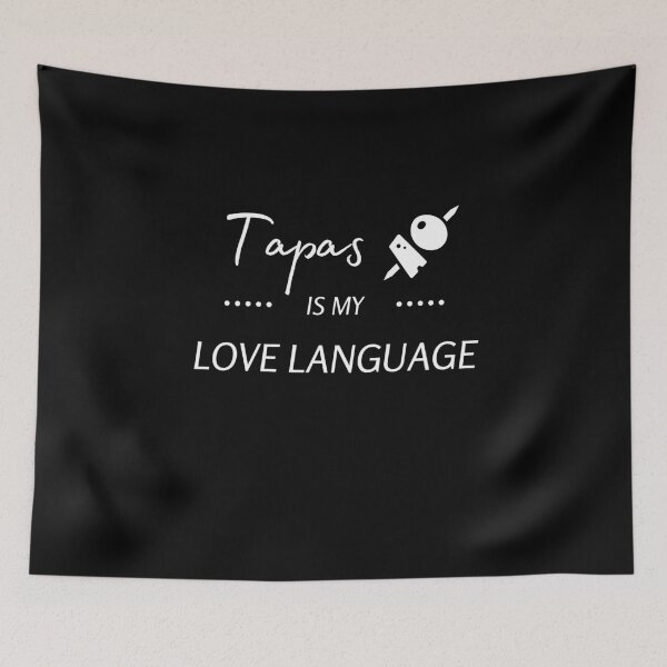 Item preview, Tapas is My Love Language designed and sold by StickerPolitics.