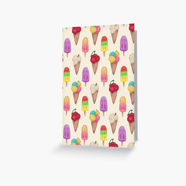 I scream for Icecream! Greeting Card