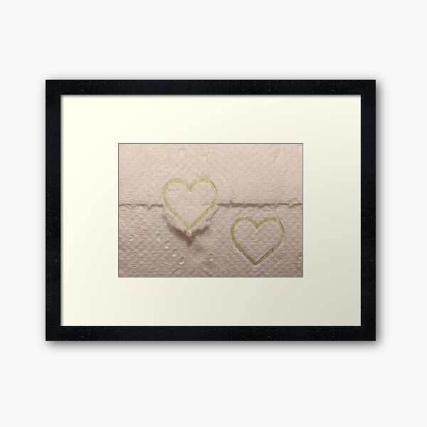 Hearts Framed Art Print