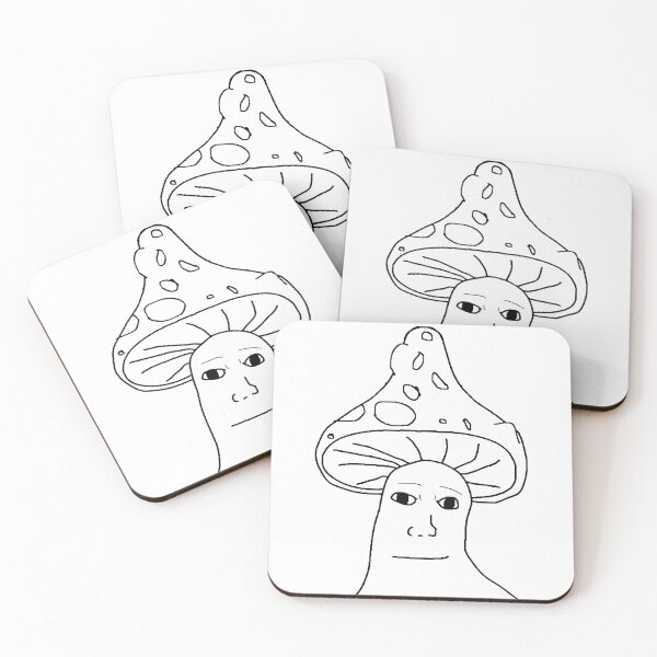 Item preview, Shroomjak - Mushroom Wojak, Meme, Ironic, Feels Guy designed and sold by SpaceDogLaika.