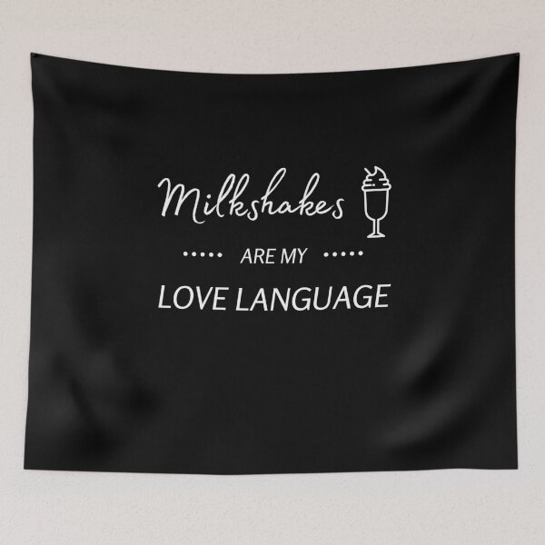 Item preview, Milkshakes are My Love Language designed and sold by StickerPolitics.