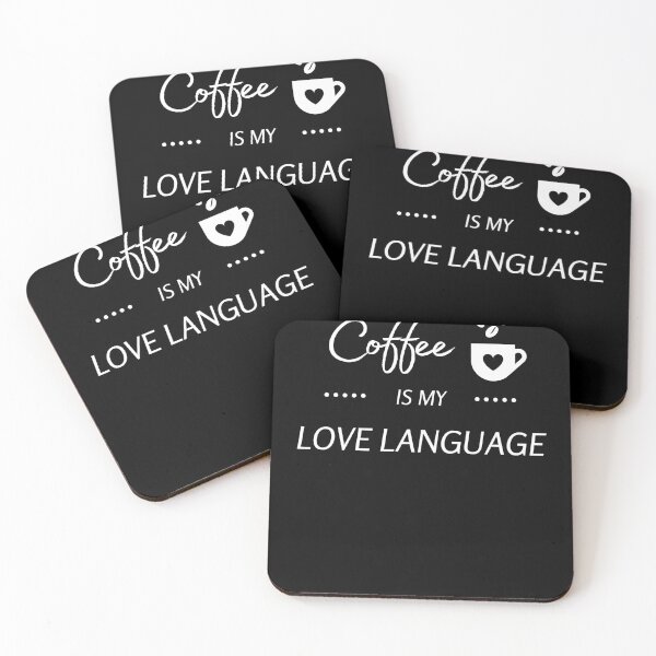 Item preview, Coffee is My Love Language designed and sold by StickerPolitics.