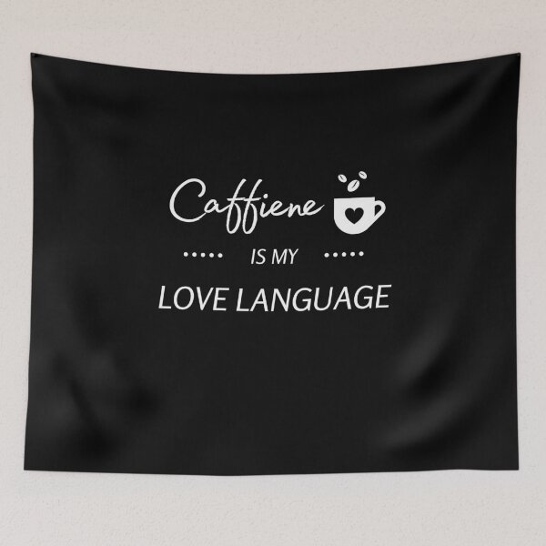 Item preview, Caffiene is My Love Language designed and sold by StickerPolitics.
