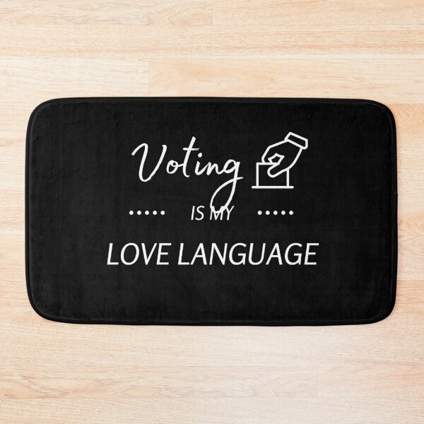 Item preview, Voting is My Love Language designed and sold by StickerPolitics.