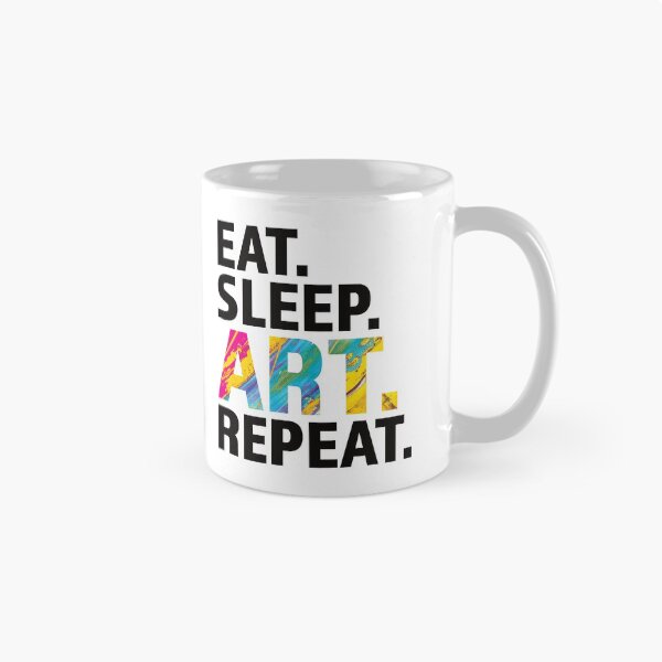 Item preview, Eat Sleep Art Repeat designed and sold by AdventureTee.