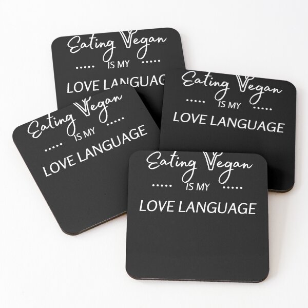 Item preview, Eating Vegan is My Love Language designed and sold by StickerPolitics.