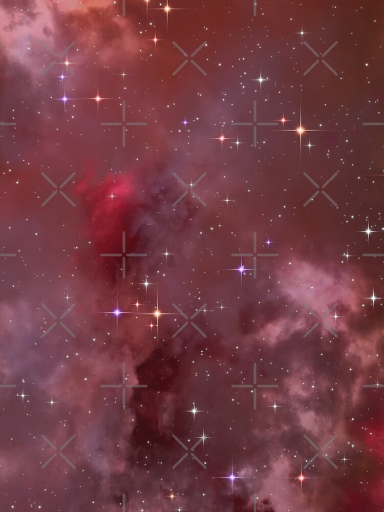 Fantasy nebula cosmos sky in space with stars (Purple/Pink/Magenta) by GaiaDC