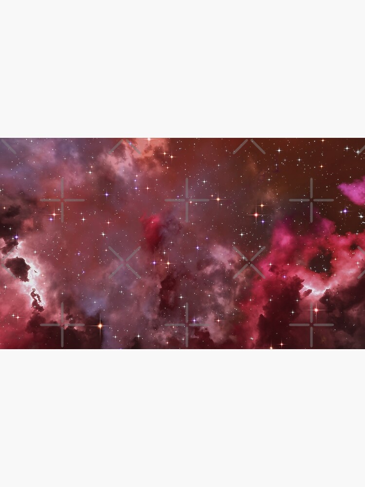 Fantasy nebula cosmos sky in space with stars (Purple/Pink/Magenta) by GaiaDC