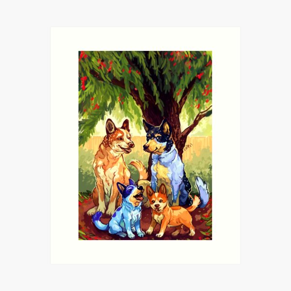 Item preview, Heeler Family designed and sold by Artepaca.
