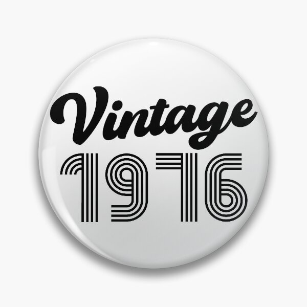 Item preview, Vintage 1976 Retro Number ( Black Text ) designed and sold by bestluck90.