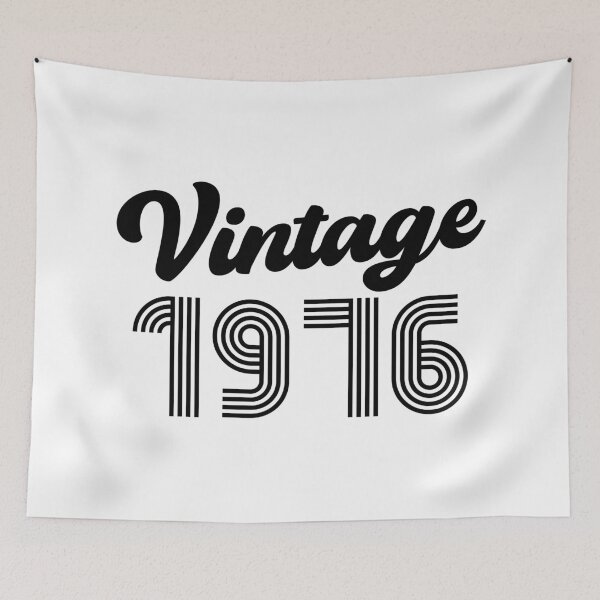 Item preview, Vintage 1976 Retro Number ( Black Text ) designed and sold by bestluck90.