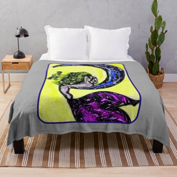 Item preview, Abstract Fairy on Moon designed and sold by speakupandshine.