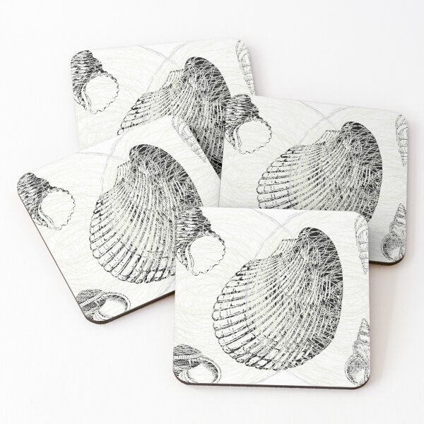 Item preview, Seashells in Black designed and sold by ThiaEvans007.