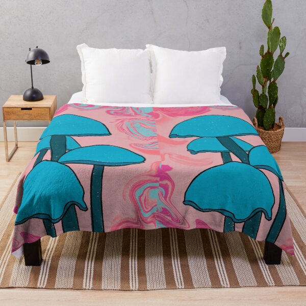 Item preview, Groovy Blue Mushroom Quartet designed and sold by notastranger.