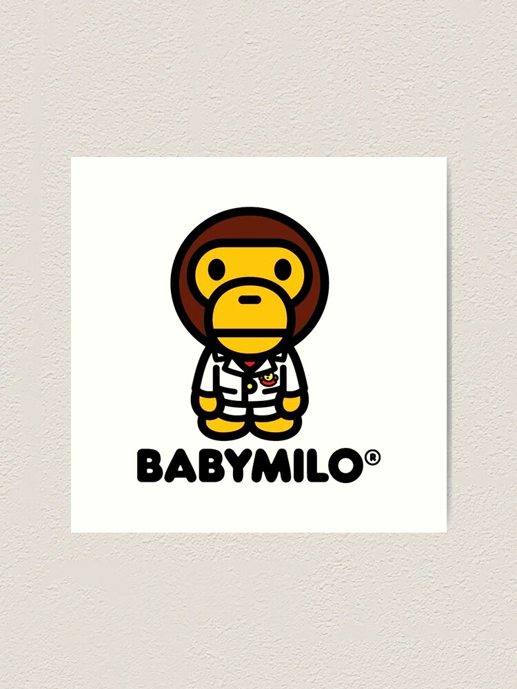 Baby Milo A Bathing Ape Art Print By Gailjbrown Redbubble