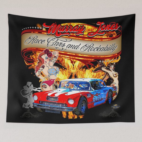 Item preview, Murray Jones Race Cars and Rockabilly design designed and sold by Elliot Klugh.