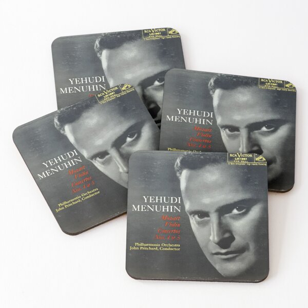 Item preview, Yehudi Menuhin, Violin, 1956, Classical, album, Mozart, concerto designed and sold by Vintaged.